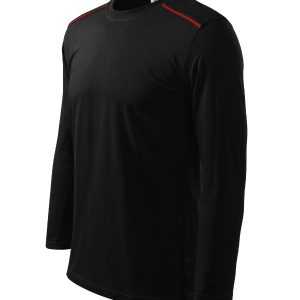 Long Sleeve 112 - Tricou unisex negru