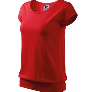 City 120 - Tricou pentru damă roşu