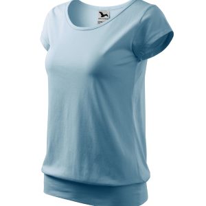 City 120 - Tricou pentru damă albastru deschis