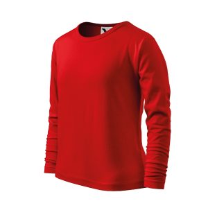 Fit-T LS 121 - Tricou pentru copii roşu