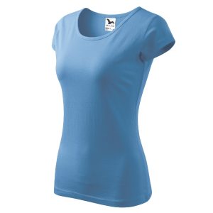 Pure 122 - Tricou pentru damă albastru azuriu