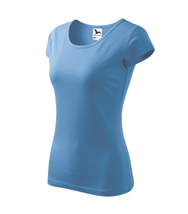 Pure 122 - Tricou pentru damă albastru azuriu