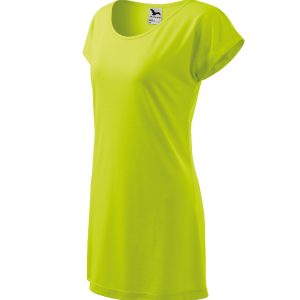 Love 123 - Tricou/rochie pentru damă lime
