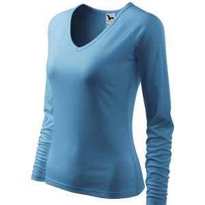 Elegance 127 - Tricou pentru damă albastru azuriu