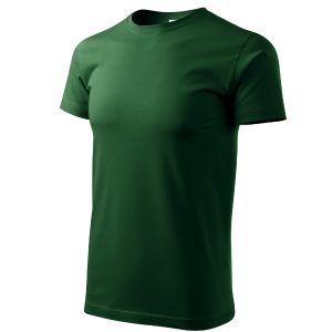 Basic 129 - Tricou pentru bărbaţi verde sticlă