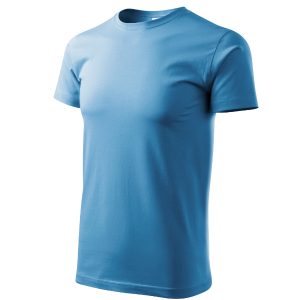 Basic 129 - Tricou pentru bărbaţi albastru azuriu
