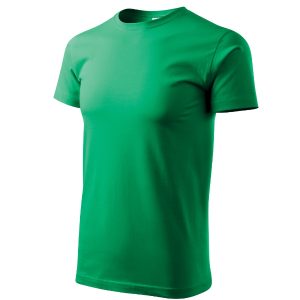 Basic 129 - Tricou pentru bărbaţi verde mediu