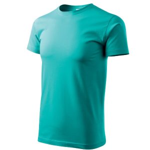 Basic 129 - Tricou pentru bărbaţi verde smarald