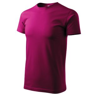 Basic 129 - Tricou pentru bărbaţi roşu fucsie