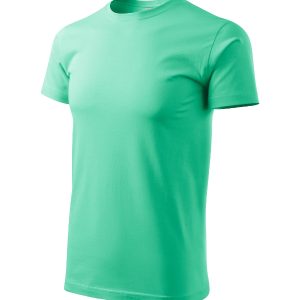Basic 129 - Tricou pentru bărbaţi verde mentă