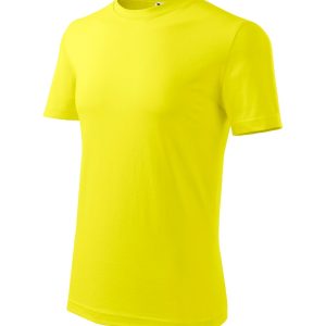 Classic New 132 - Tricou pentru bărbaţi lămâie