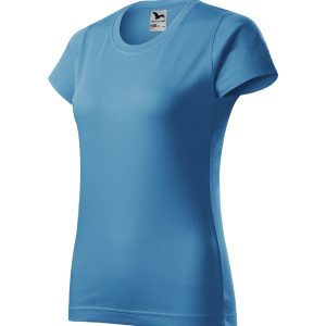 Basic 134 - Tricou pentru damă albastru azuriu