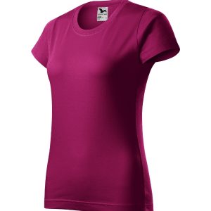 Basic 134 - Tricou pentru damă roşu fucsie