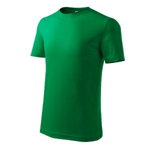 Classic New 135 - Tricou pentru copii verde mediu