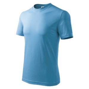 Basic 138 - Tricou pentru copii albastru azuriu