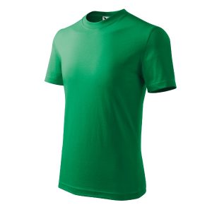Basic 138 - Tricou pentru copii verde mediu