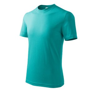 Basic 138 - Tricou pentru copii verde smarald