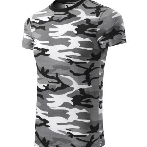 Camouflage 144 - Tricou unisex camuflaj gri