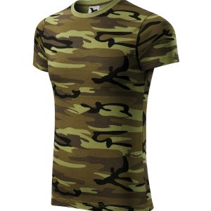 Camouflage 144 - Tricou unisex camuflaj verde