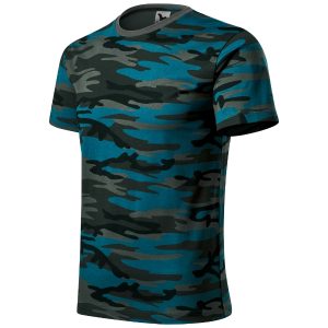 Camouflage 144 - Tricou unisex camouflage petrol