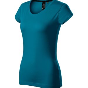 Exclusive 154 - Tricou pentru damă albastru petrol