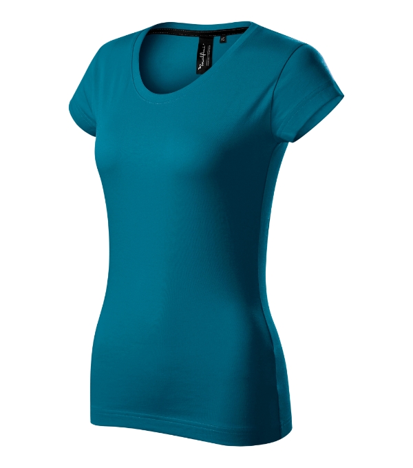 Exclusive 154 - Tricou pentru damă albastru petrol