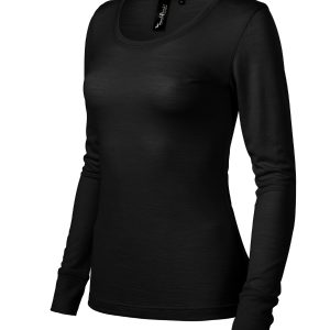 Merino Rise LS 160 - Tricou pentru damă negru