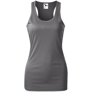 Racer 167 - Top pentru damă gri metalic