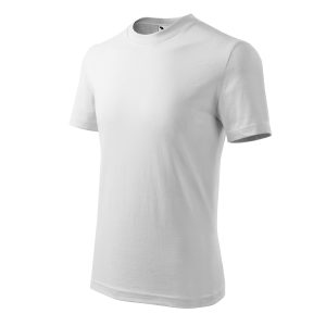 Basic 1Y8 - Tricou pentru copii alb