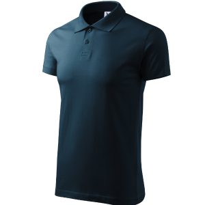 Single J. 202 - Tricou polo pentru bărbaţi albastru marin