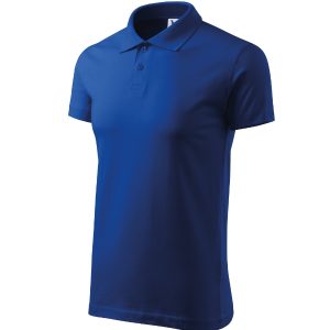 Single J. 202 - Tricou polo pentru bărbaţi albastru regal