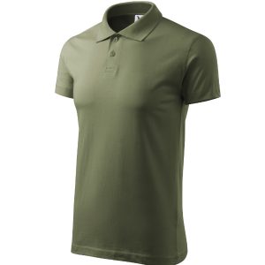 Single J. 202 - Tricou polo pentru bărbaţi khaki