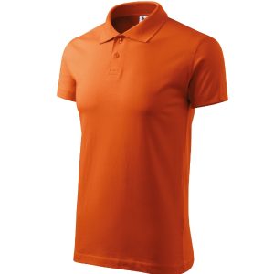 Single J. 202 - Tricou polo pentru bărbaţi portocaliu
