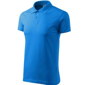 Single J. 202 - Tricou polo pentru bărbaţi snorkel blue