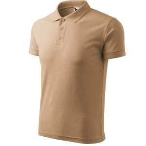 Pique Polo 203 - Tricou polo pentru bărbaţi nisip