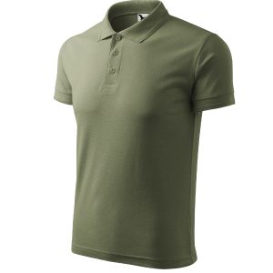 Pique Polo 203 - Tricou polo pentru bărbaţi khaki