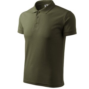Pique Polo 203 - Tricou polo pentru bărbaţi military