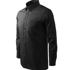 Style LS 209 - Cămaşă pentru bărbaţi negru