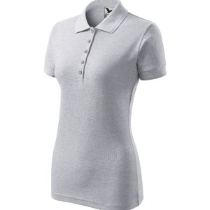 Pique Polo 210 - Tricou polo pentru damă gri deschis