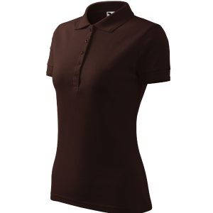 Pique Polo 210 - Tricou polo pentru damă cafea