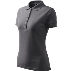 Pique Polo 210 - Tricou polo pentru damă gri metalic