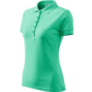 Pique Polo 210 - Tricou polo pentru damă verde mentă