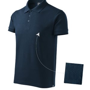 Cotton 212 - Tricou polo pentru bărbaţi albastru marin