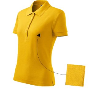Cotton 213 - Tricou polo pentru damă galben