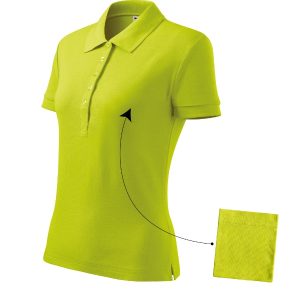 Cotton 213 - Tricou polo pentru damă lime