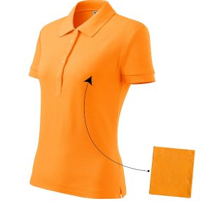 Cotton 213 - Tricou polo pentru damă tangerine orange