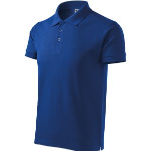 Cotton Heavy 215 - Tricou polo pentru bărbaţi albastru regal