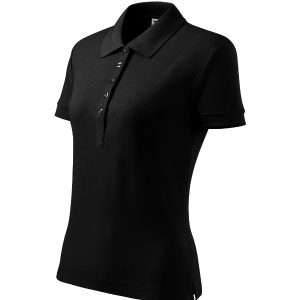 Cotton Heavy 216 - Tricou polo pentru damă negru