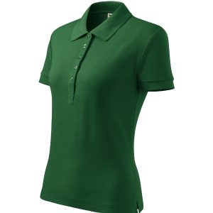 Cotton Heavy 216 - Tricou polo pentru damă verde sticlă
