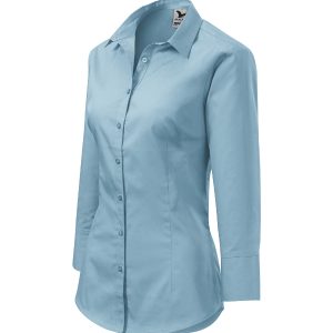 Style 218 - Cămaşă pentru damă albastru deschis